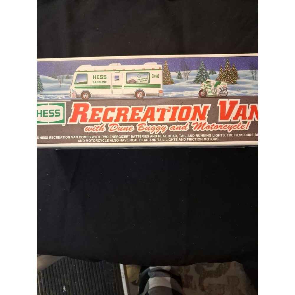 1998 Hess Truck Recreation Van w/ Dune Buggy and Motorcycle